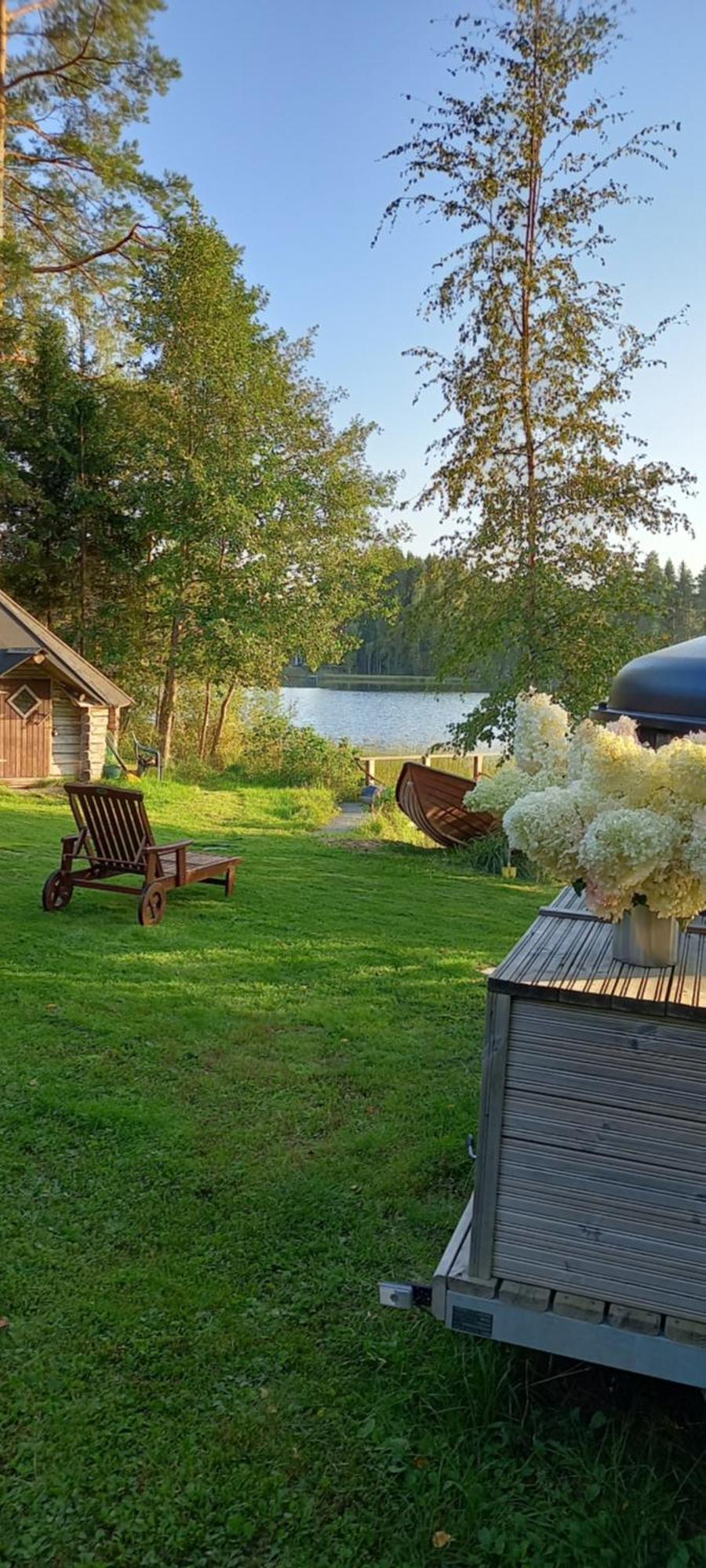 Private Lakeside Holiday Property In Nature Kankaanpää Eksteriør bilde